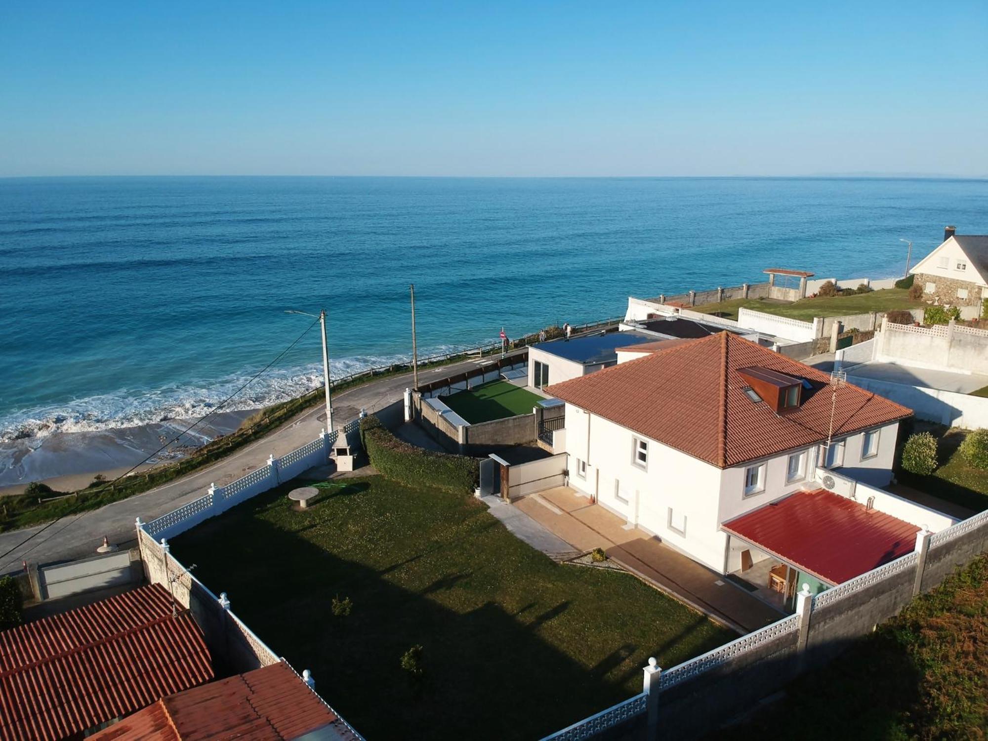 Ag Casa Vilamar En Primera Linea De Playa Razo Razo da Costa Екстериор снимка